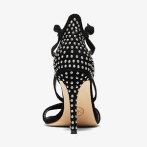michael michael kors raquel studded suede sandal